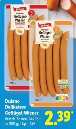 Geflügel-Wiener