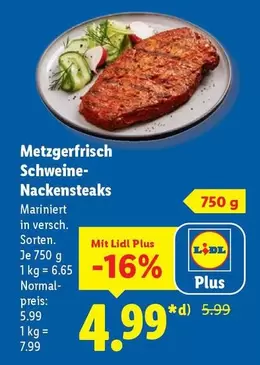 Schweine-Nackensteaks