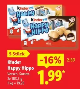 Kinder - Happy Hippo