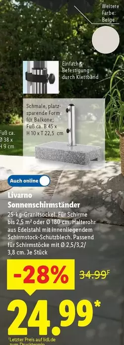 Sonnenschirmständer