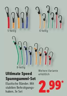 Ultimate Speed Spanngummi-Set