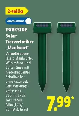 Solar-Tiervertreiber "Maulwurf"