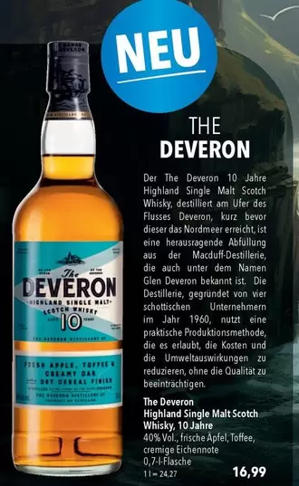 Apple - The Deveron 10 Jahre Highland Single Malt Scotch Whisky
