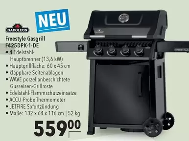 Wave - Freestyle Gasgrill F425DPK-1-DE