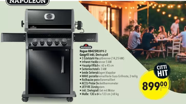 Wave - Rogue R425Sbk-2 Gasgrill