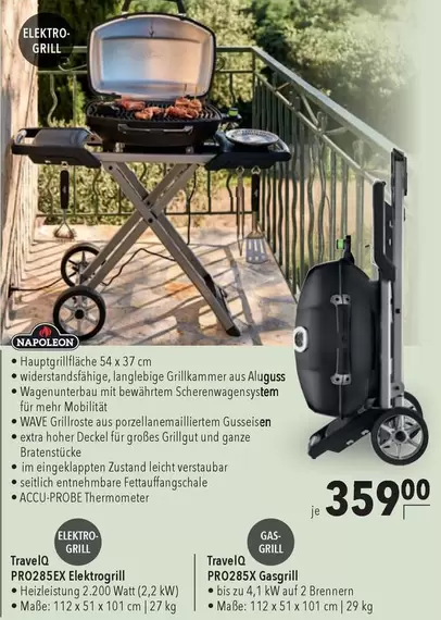 Wave - PRO285EX Elektrogrill