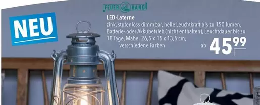 Hand - LED-Laterne