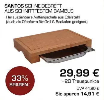 SCHNEIDEBRETT AUS SCHNITTFESTEM BAMBUS