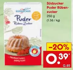 Puder Rübenzucker
