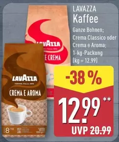 Lavazza - Kaffee Ganze Bohnen; Crema Classico oder Crema e Aroma