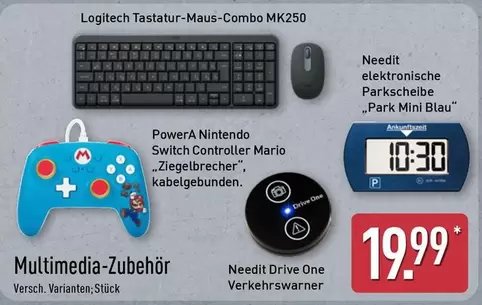 Logitech -  Tastatur-Maus-Combo MK250
