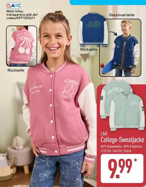 College-Sweatjacke