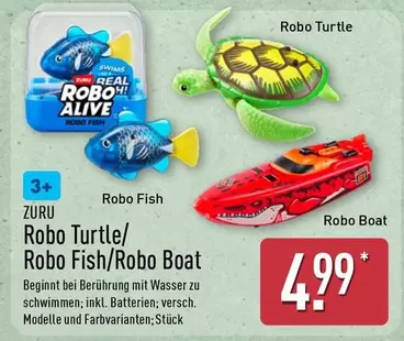 Robo Turtle/Robo Fish/Robo Boat