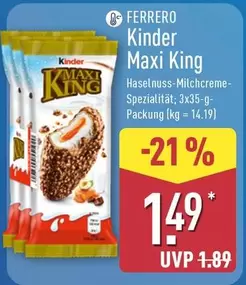 Kinder -  Maxi King