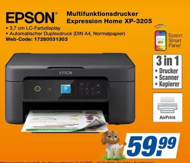 Epson - Multifunktionsdrucker Expression Home XP-3205
