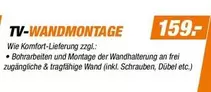 TV-Wandmontage