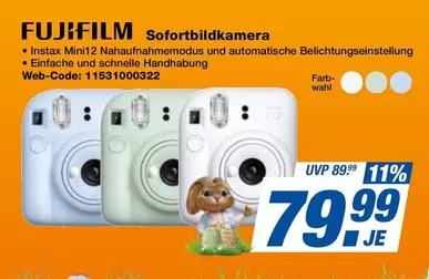 Fujifilm - Sofortbildkamera Instax Mini12