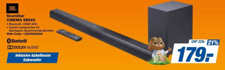 Jbl - Soundbar CINEMA SB560