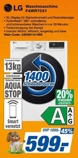 LG - Waschmaschine F4WR7031