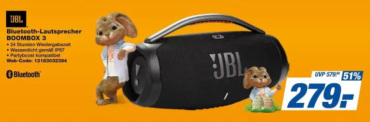 Jbl - Bluetooth-Lautsprecher BOOMBOX 3