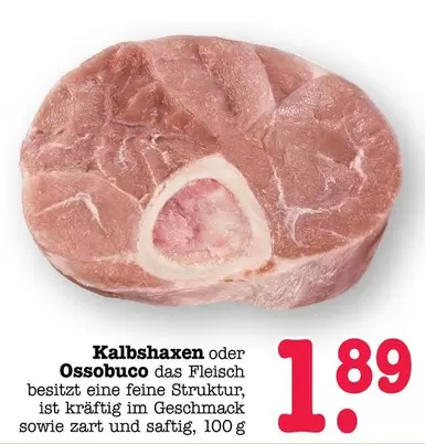 Kalbshaxen oder Ossobuco