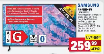 Samsung - 4K-UHD-TV 43CU6979