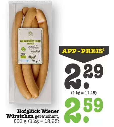 Wiener Würstchen geräuchert