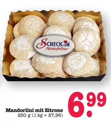 Mandorlini mit Zitrone