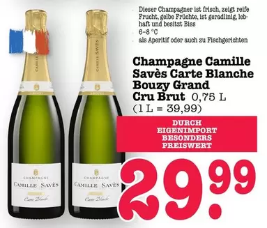 Blade - Champagne Camille Savès Carte Blanche Bouzy Grand Cru Brut