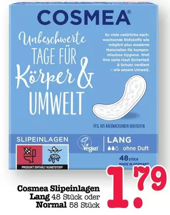 Slipeinlagen Lang oder Normal