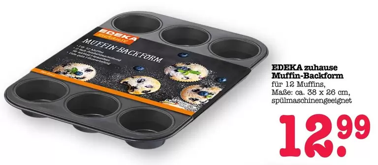 Muffin-Backform für 12 Muffins