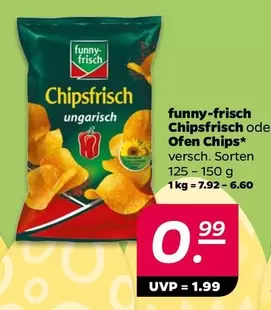 Chipsfrisch oder Ofen Chips
