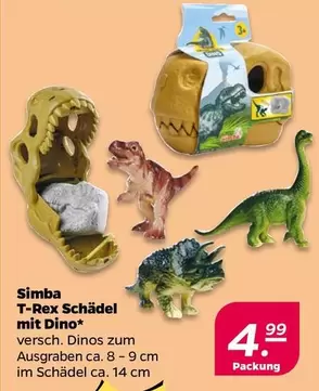Simba - T-Rex Schädel mit Dino*