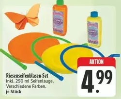 Riesen-Seifenblasen-Set