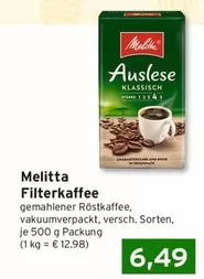 Filterkaffee gemahlener Röstkaffee, vakuumverpackt, versch. Sorten