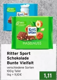 Ritter - Schokolade Bunte Vielfalt