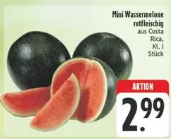 Mini Wassermelone rotfleischig