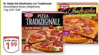 Dr Oetker - Pizza Ofenfriesche oder Tradizionale
