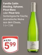 Riesling, Sylvaner, Pinot Blanc oder Pinot Gris