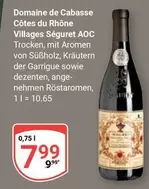 AOC - Villages Séguret  Trocken