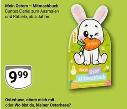 Oster - Mein n – Mitmachbuch Buntes Eierlei zum Ausmalen und Rätseln, ab 5 Jahren