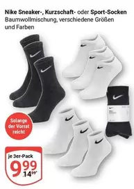Nike - Sneaker-, Kurzschaft- oder Sport-Socken