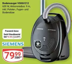 Siemens - Bodensauger VS06V212
