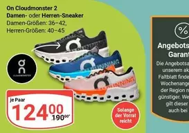 Cloudmonster 2 Damen- oder Herren-Sneaker