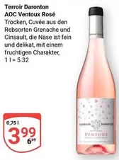 AOC - Terroir Daronton Ventoux Rosé Trocken