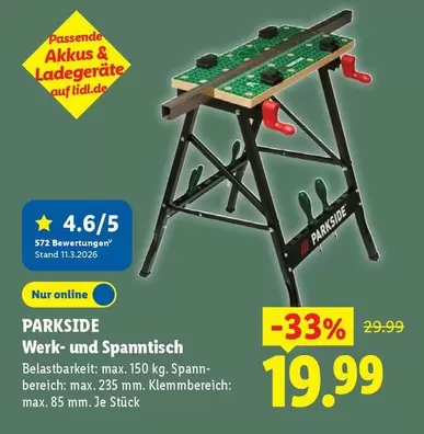 Werk- und Spanntisch