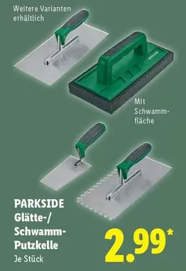 Glätte-/Schwamm-Putzkelle