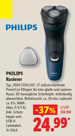 Philips - Rasierer Typ 1000 S1134/00