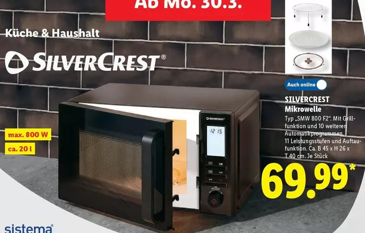 Mikrowelle Typ: SMW 800 I2