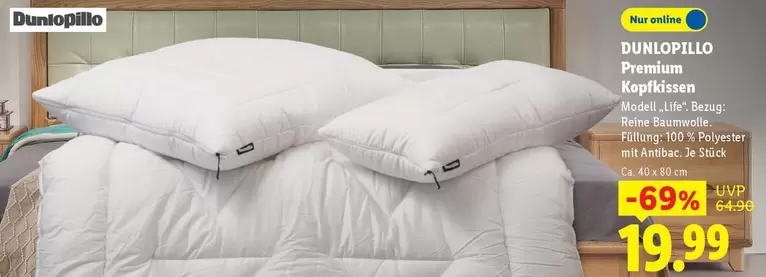 Premium Kopfkissen